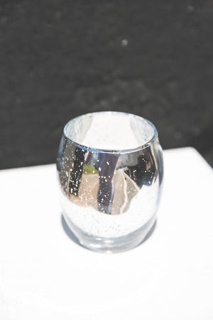 Richland Grande Hurricane Votive Holder Silver Mercury Set of 12