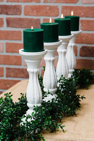 9ft Faux Boxwood Garland