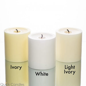 Richland Pillar Candle 3" & Eastland Cylinder Holder 6" Set of 12