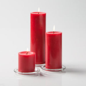 pillar candles square holders set 18