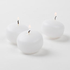 Richland Floating Candles 1.5" White Set of 120