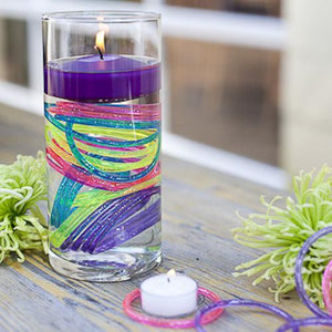 Richland Floating Candles 3" Purple Set of 12