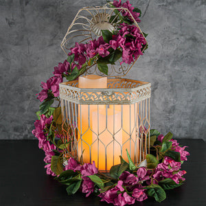 Faux Bougainvillea Garland 72"