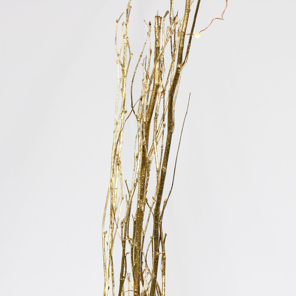 Gold Leaf Birch Branch Bundle (3 branches)