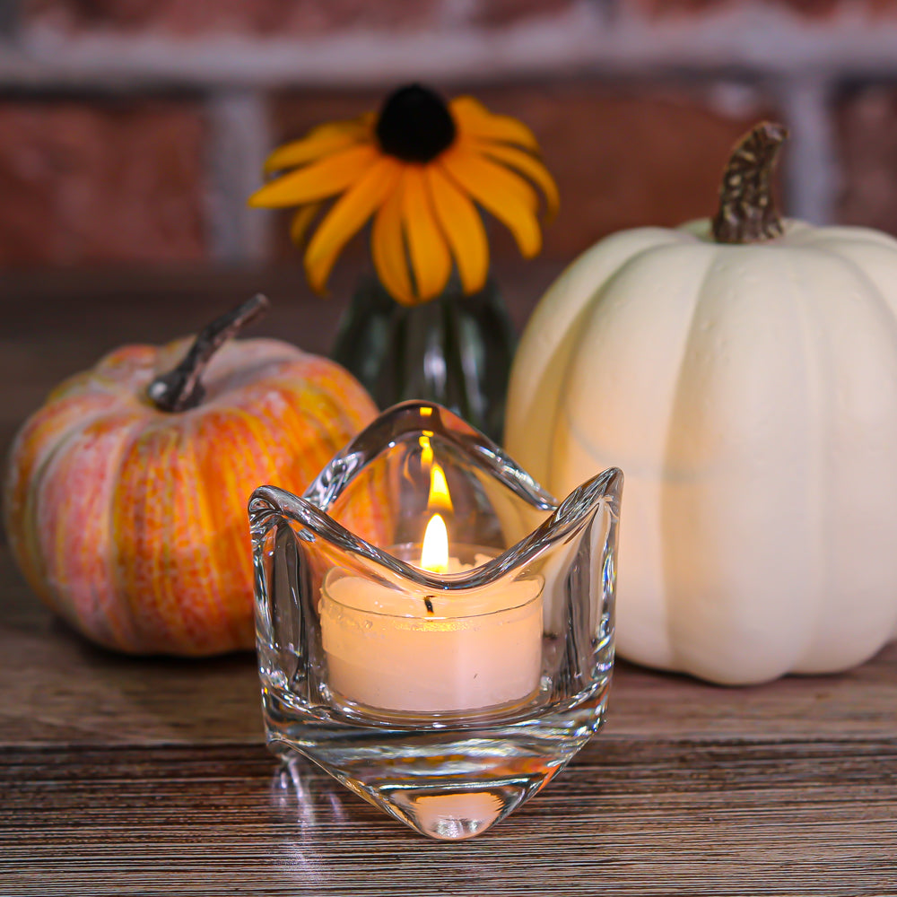 Richland Clear Cup Tealight Candles White Unscented Set of 50