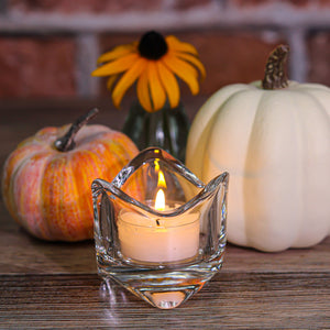 Richland Clear Cup Tealight Candles White Unscented Set of 500
