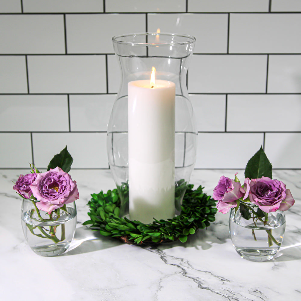 Richland Pillar Candle 3"x9" White
