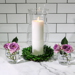 Richland Pillar Candle 3"x9" White
