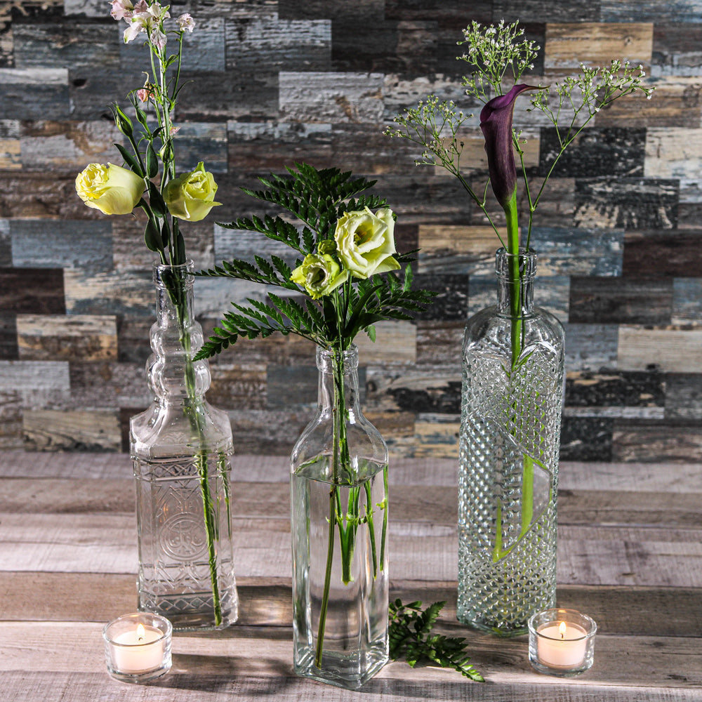 Richland Vintage Square Glass Bottle