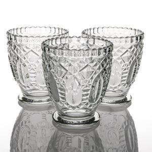Richland Royal Textured Glass Votive Holder Petite Clear