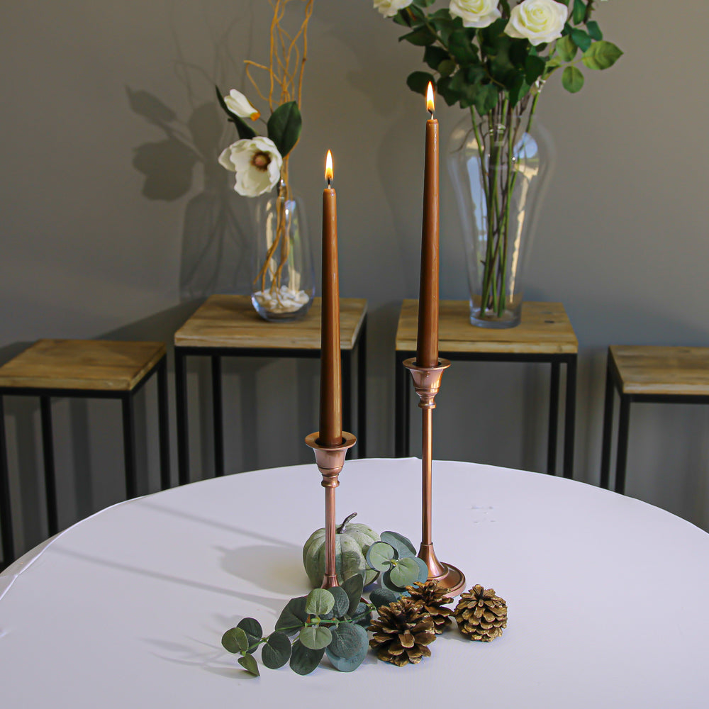 Richland Taper Candles 10" Brown Set of 10