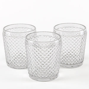 Richland Diamond Candle Holder Clear