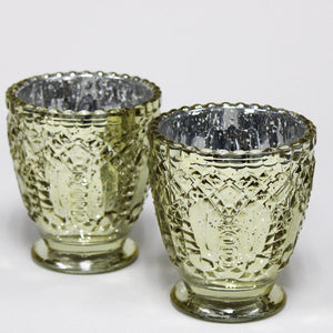 Richland Holder Royal Mercury Grande Metallic Gold Set of 6