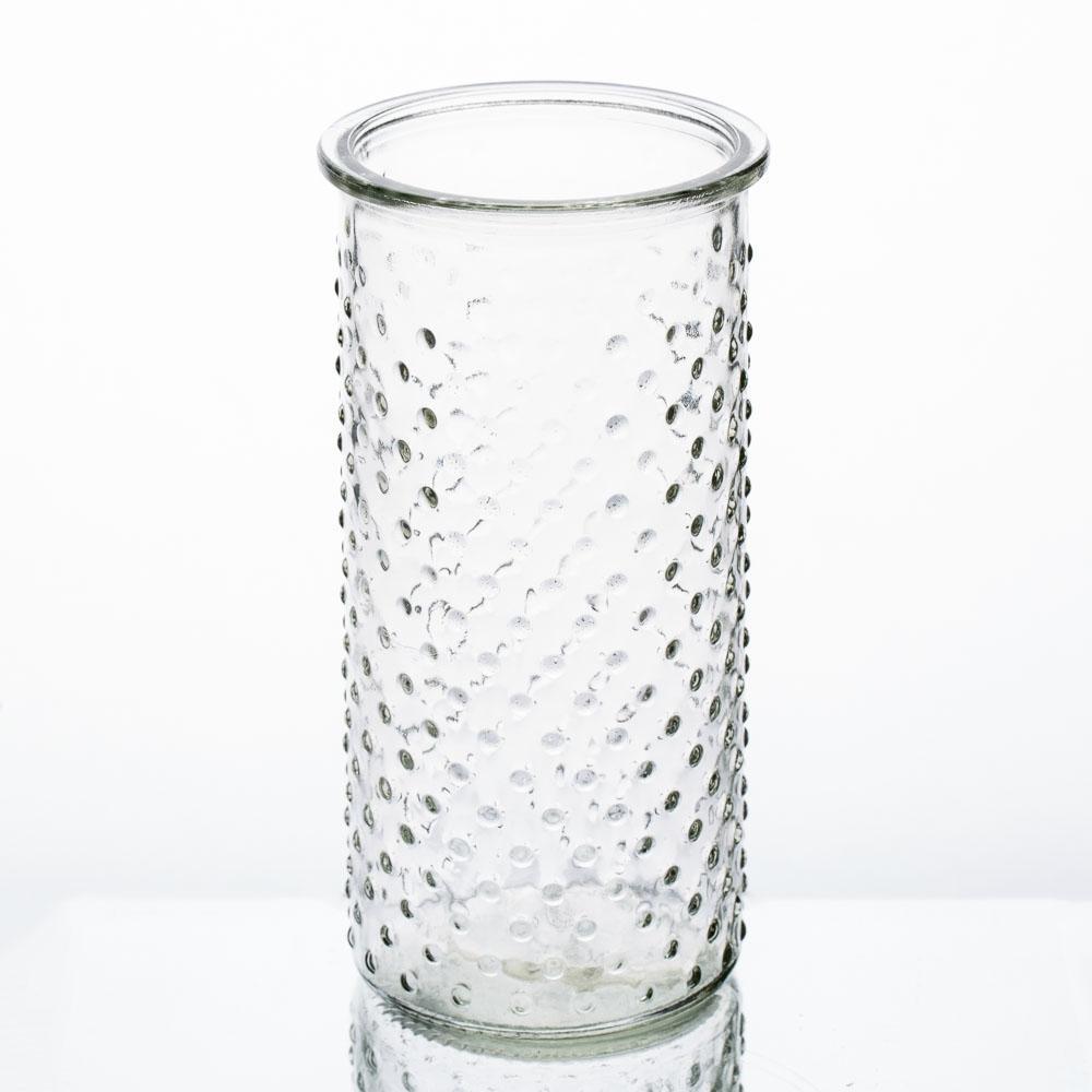 Richland Cylinder Vase Dotted Swiss Small Set of 6