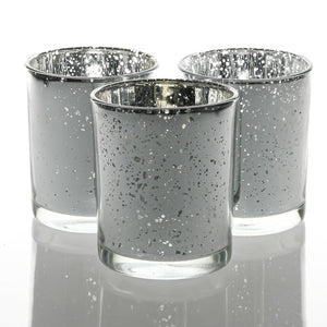 Richland Votive Holder Grande Silver Mercury Set of 72
