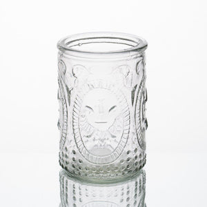 Richland Candle Holder Textured Glass Tall Set of 12