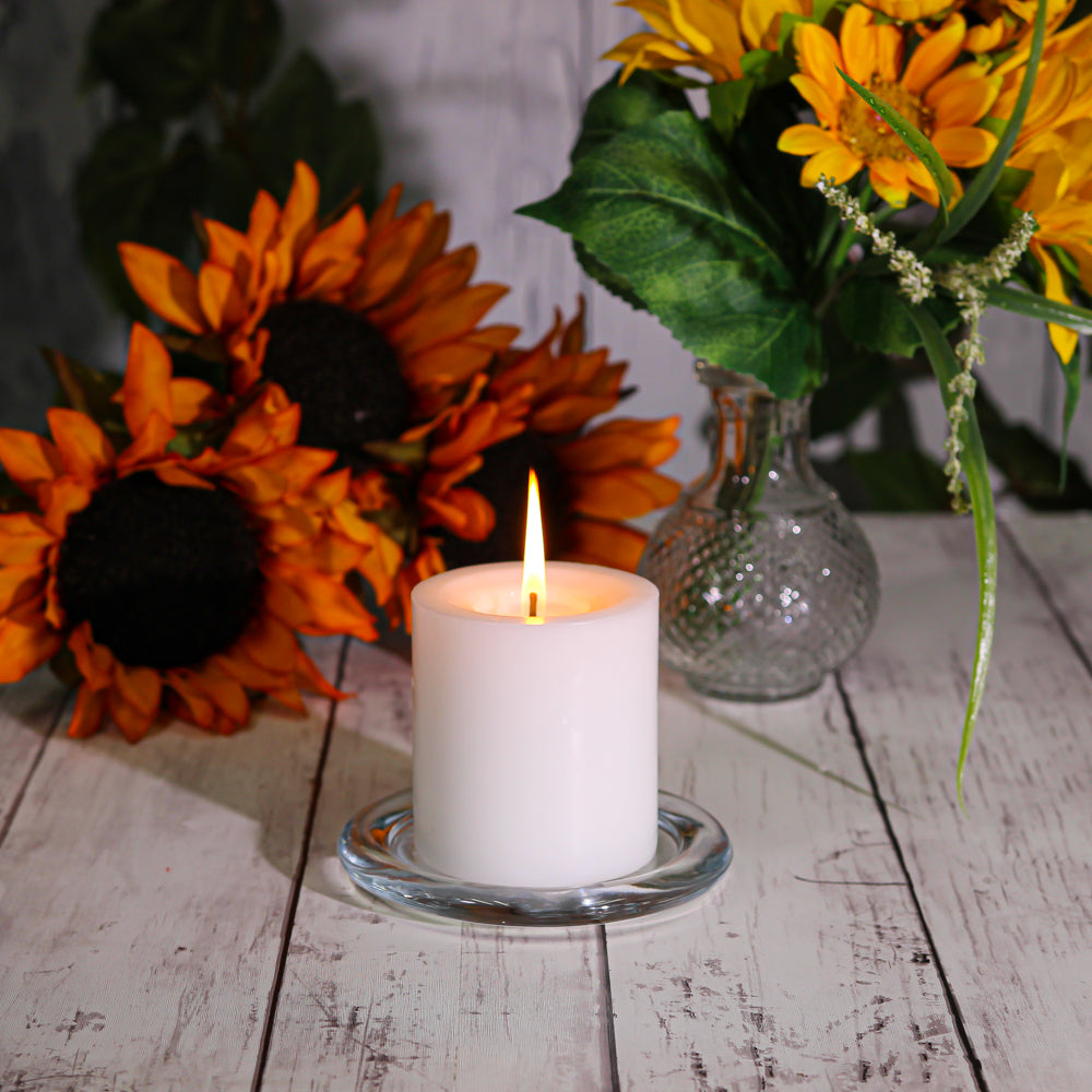 Richland Pillar Candle 3"x3" White