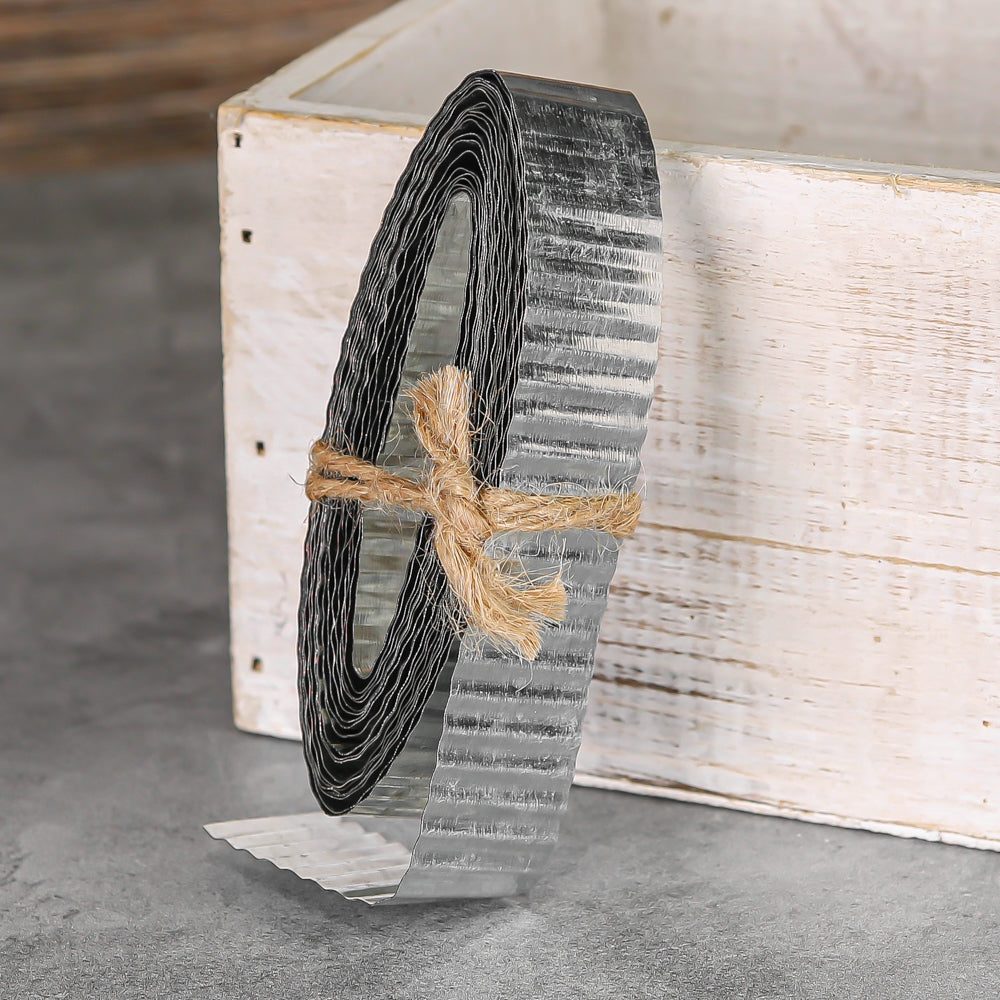 Corrugated Tin Ribbon 1in 15ft