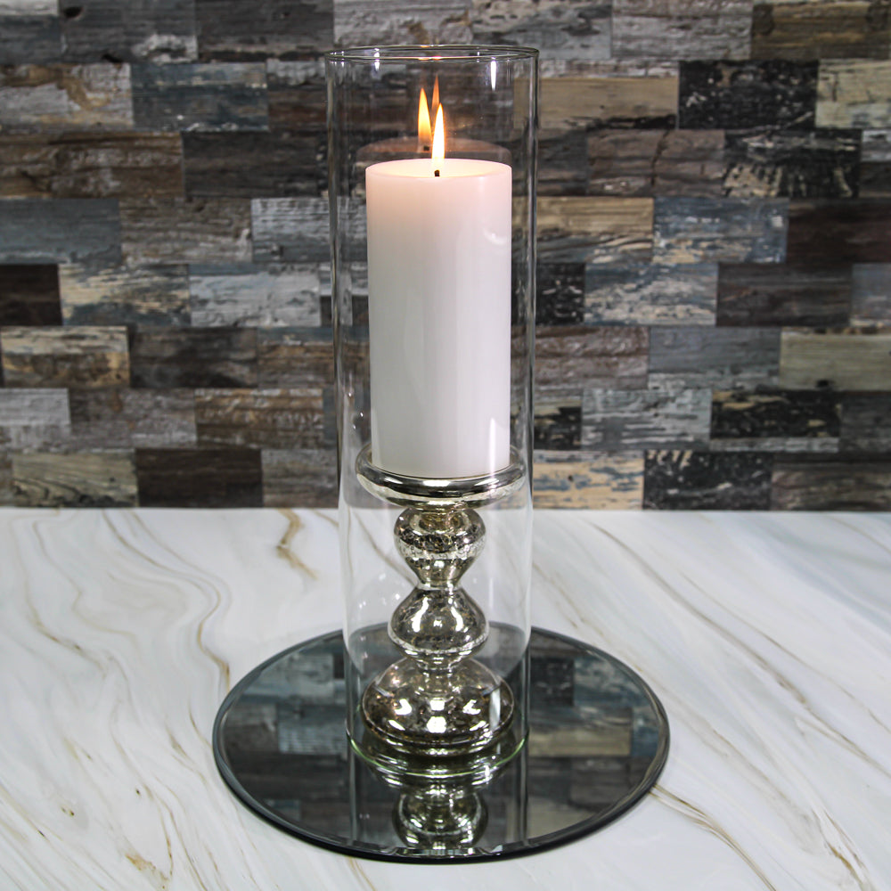 Richland Glass Chimney Candle Shade 4" x 14" Set of 12