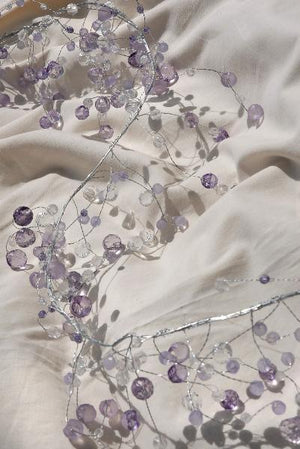 Touch of Lavender Crystal Garland 4ft
