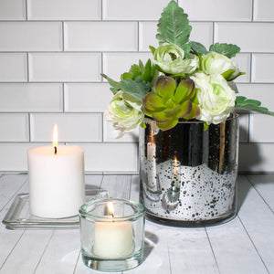 Richland Pillar Candles 3"x3" White Set of 24
