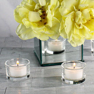 Richland Clear Cup Tealight Candles White Unscented Set of 50