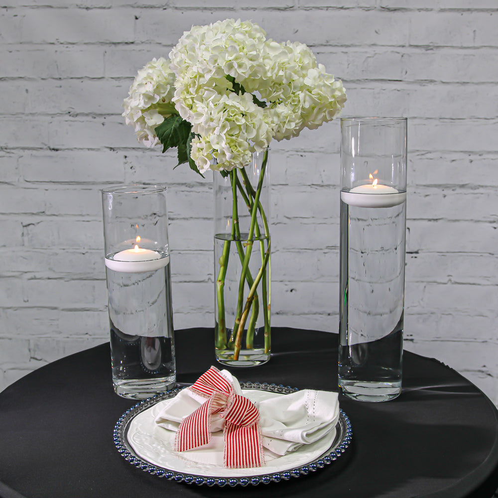 Eastland Tall Cylinder Vase 4"x17" Set of 6