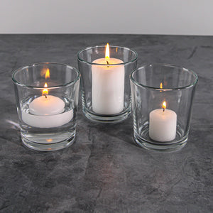 Richland Pillar Candle 2"x3" White Set of 80