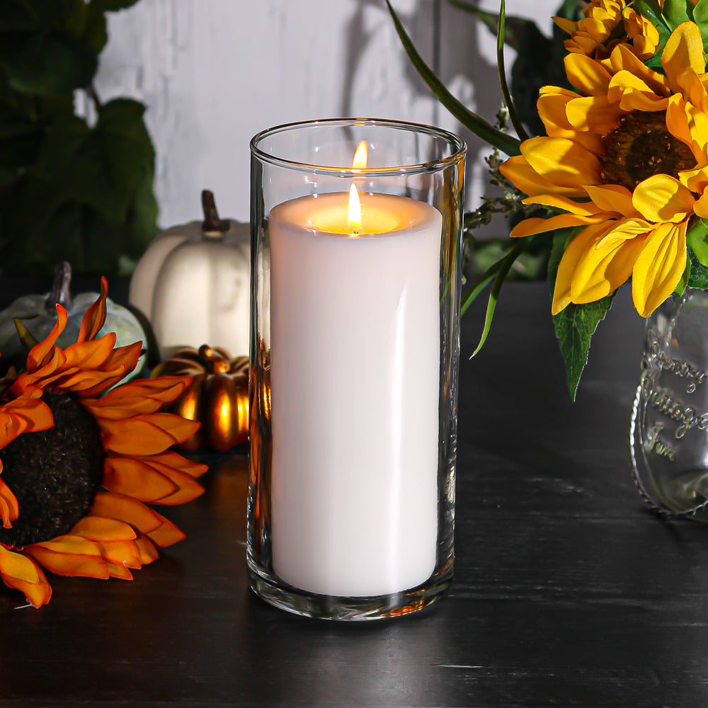 Richland Pillar Candles 3"x6" White Set of 24