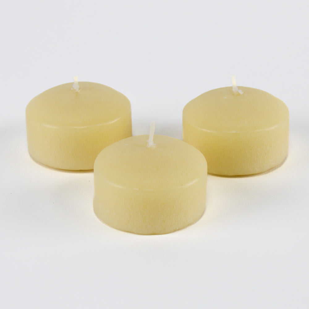 Eastland Grande Hurricane Holders & Richland Floating Candles 2" Set of 72