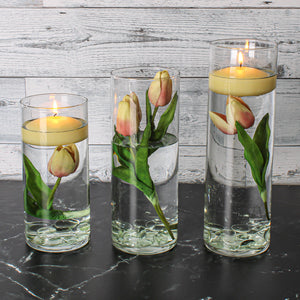 Eastland Cylinder Vases 7.5" , 9" & 10.5" 