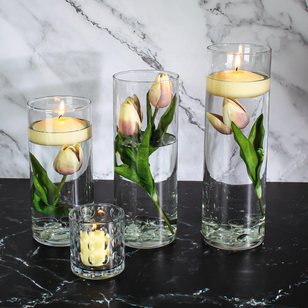 Richland Floating Candles 3" Ivory Set of 12