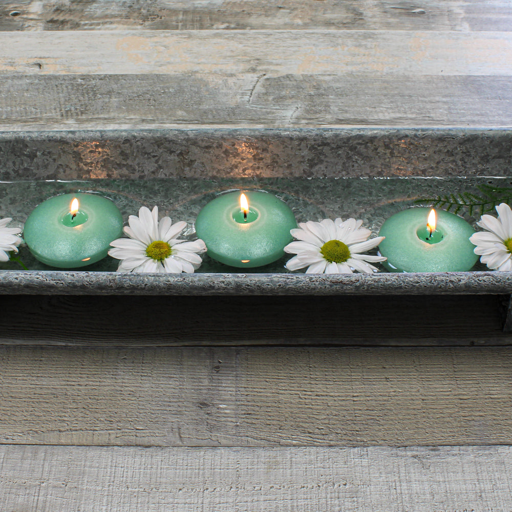 Richland Floating Candles 3" Aqua Green Set of 72
