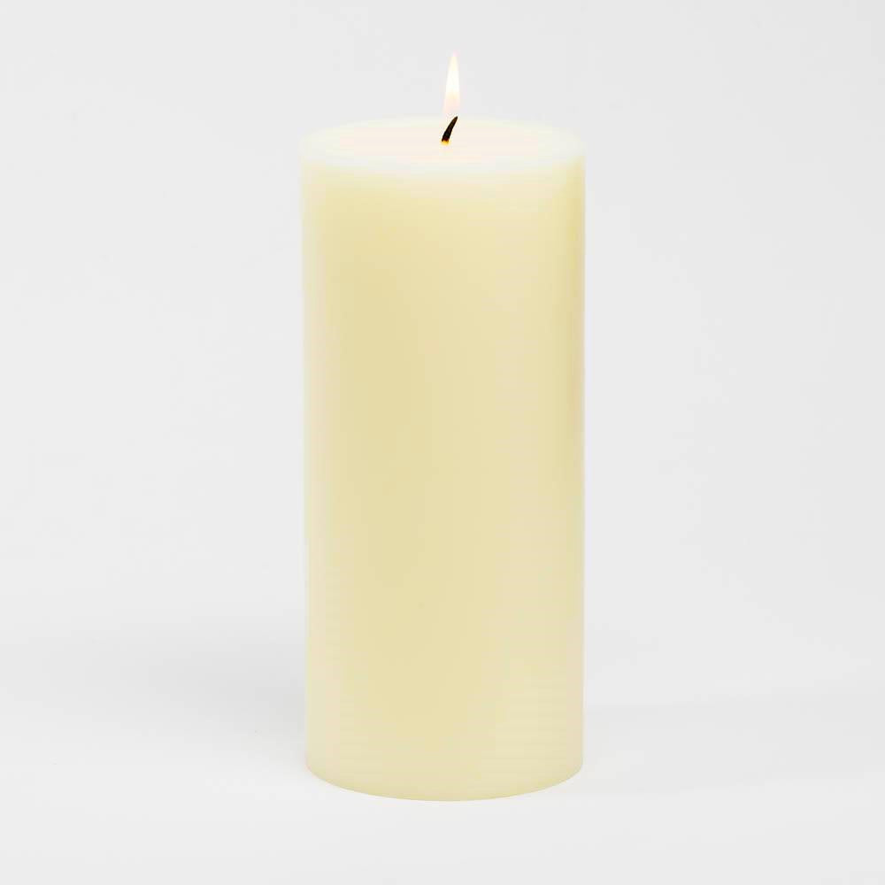 Richland 4" x 9" Ivory Pillar Candles Set of 6