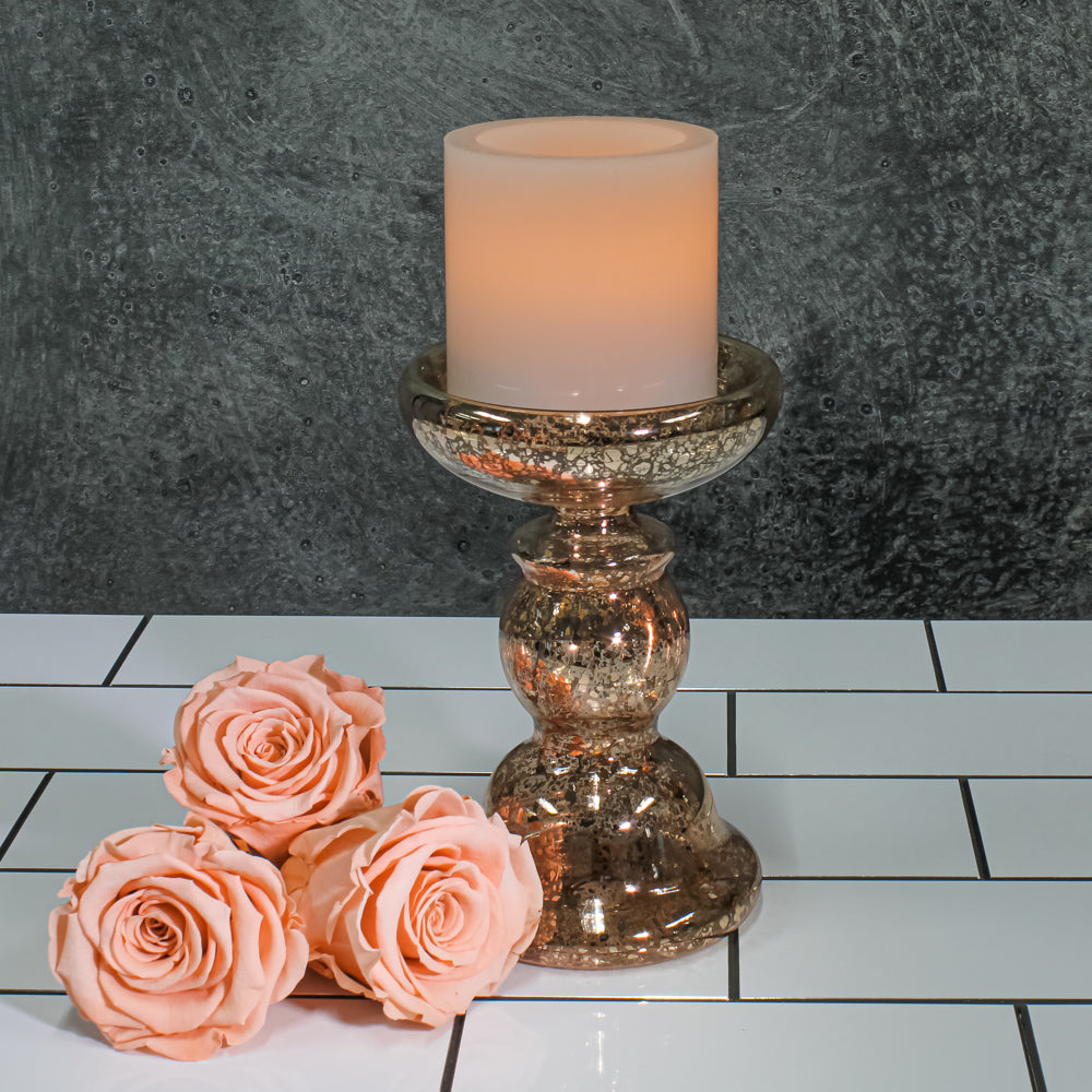 richland flameless led pillar candle 3 x3 white