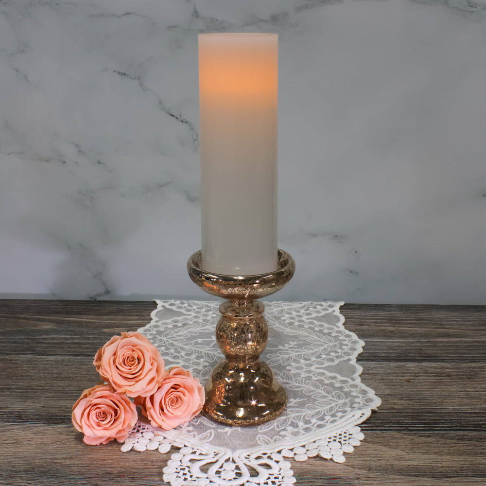 richland flameless led pillar candles 3 x9 white set of 6