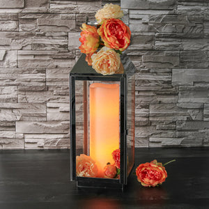 Richland 4" Large LED Pillar Candle with Wavy Top (3 Sizes) - Set of 3