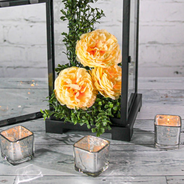 Richland Silver Mercury Square Votive Holder Set of 72