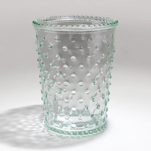 Hobnail Annie Votive Holder & Vase  4" x 5" Clear Glass