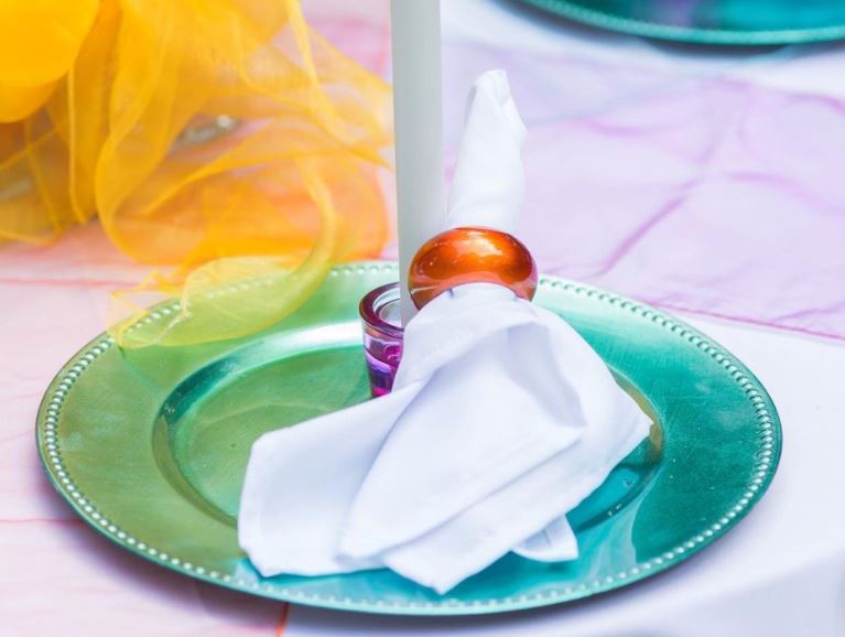 Richland Napkin Ring 2.3" Orange Set of 48
