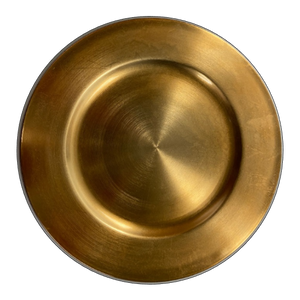 Richland Plain Charger Plate 13" Gold Set of 24