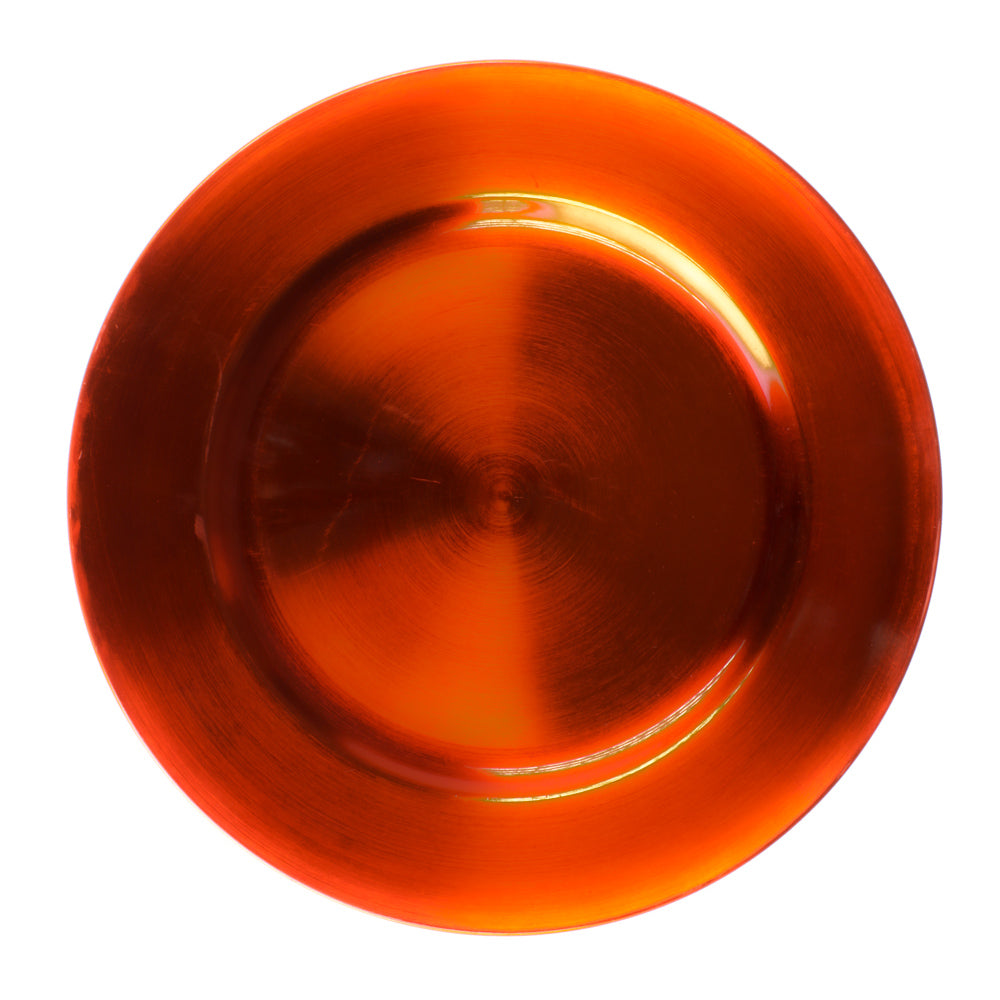 Richland Plain Charger Plate 13" Orange