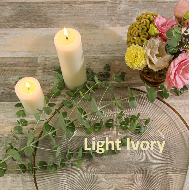 Richland Pillar Candles 2" x 3" & 2" x 6" Set of 40