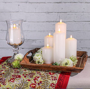 Richland Bullet LED Wax Candle 3"x4", 3"x6", & 3"x8" Set of 36