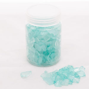 richland glass pebble vase filler blue set of 12