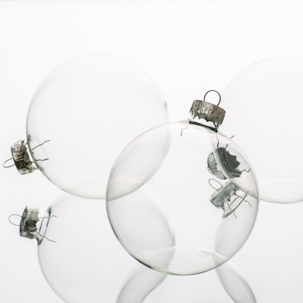 Richland Glass Ornaments 3” Set of 8