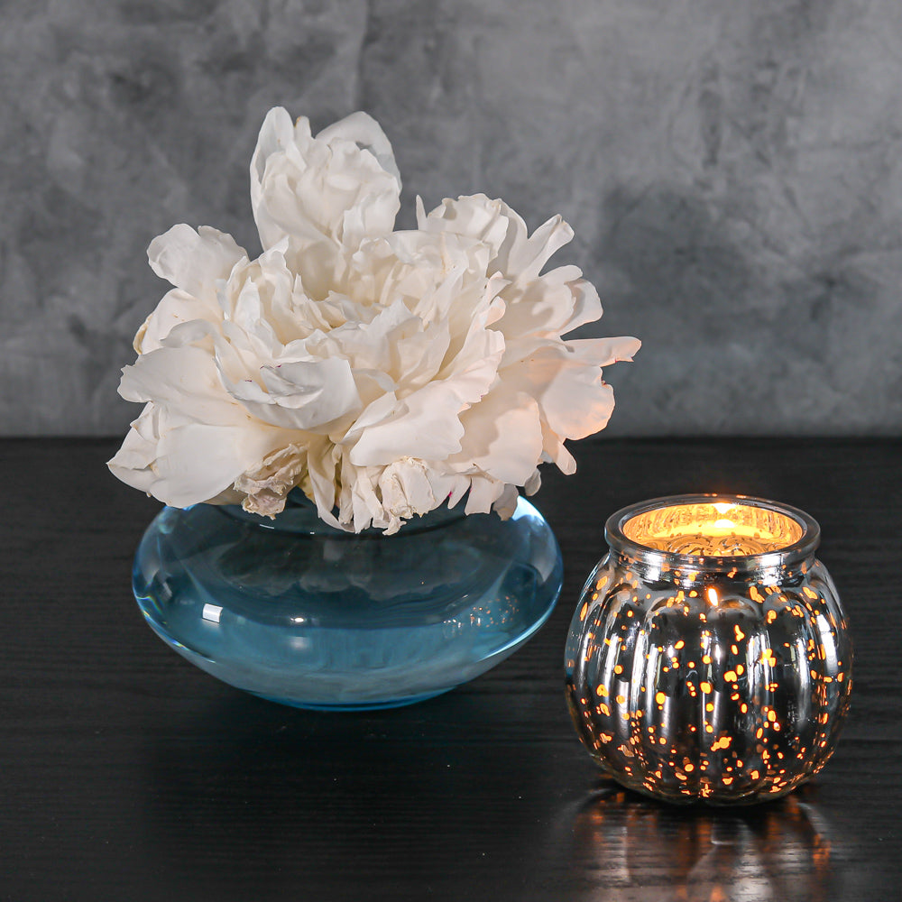 richland juel vase smoky blue