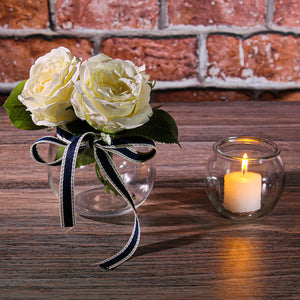 Richland Bubble Ball Vase with Rim 3" Set of 12