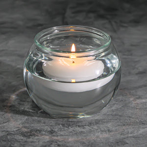 Richland Bubble Ball Vase with Rim 4" 