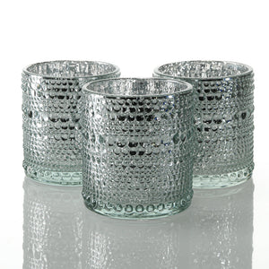 Richland Mercury Candle Holder Pearly Silver
